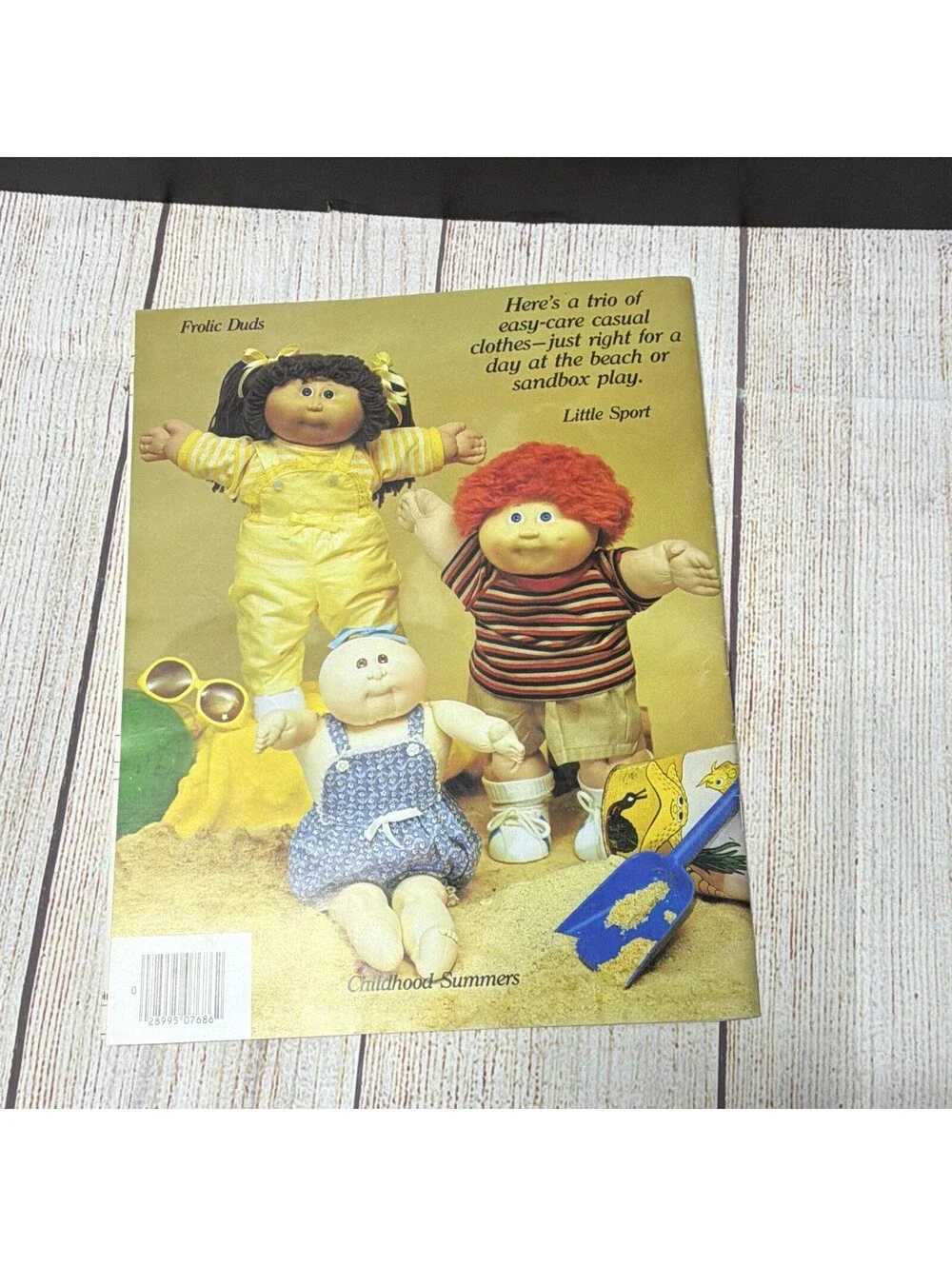 Butterick 6509 Vintage 1980s Cabbage Patch Kids Doll Clothing Pattern 16